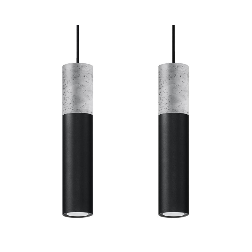 Lampadario a sospensione con filo BORGIO 2xGU10/40W/230V