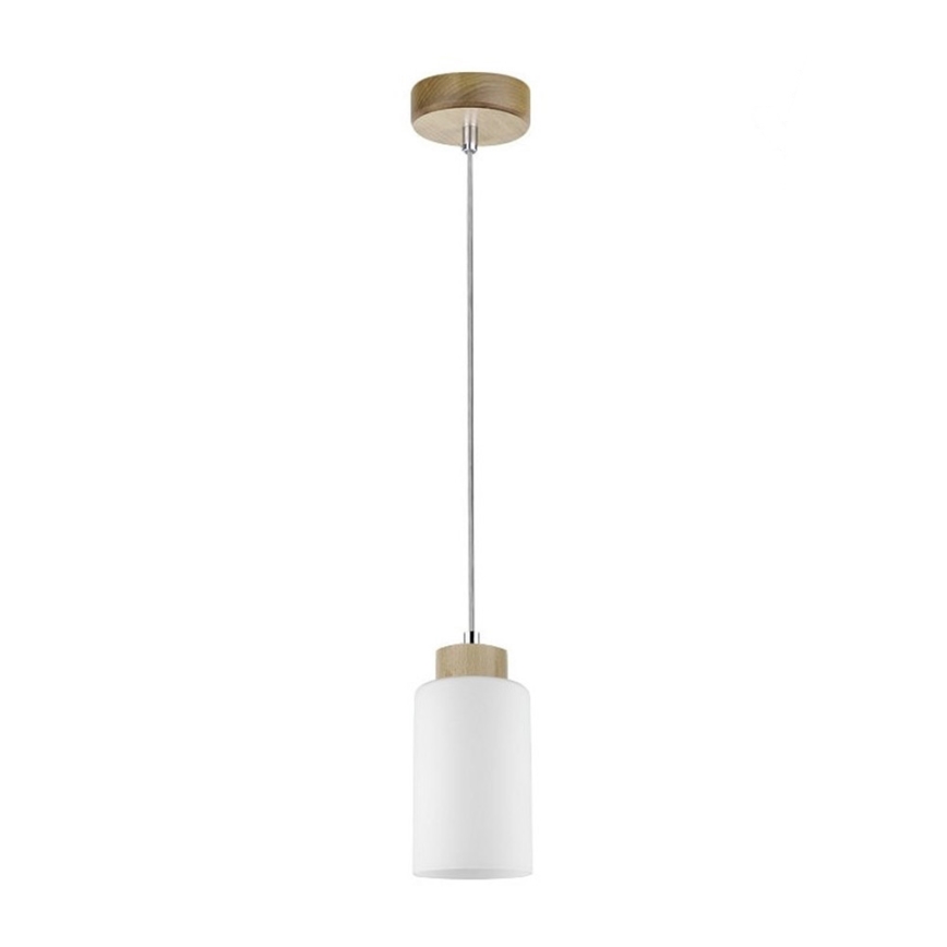 Lampadario a sospensione con filo BOSCO 1xE27/60W/230V Betulla