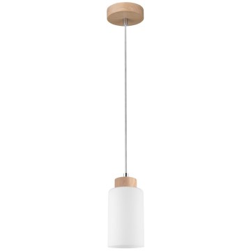 Lampadario a sospensione con filo BOSCO 1xE27/60W/230V quercia