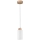 Lampadario a sospensione con filo BOSCO 1xE27/60W/230V quercia