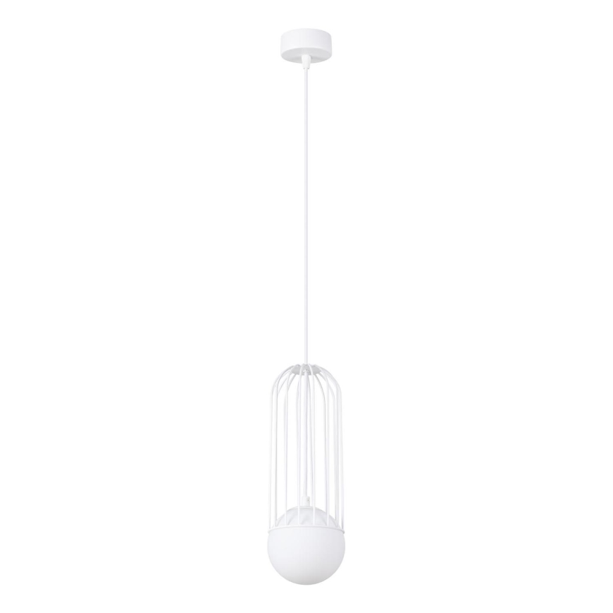 Lampadario a sospensione con filo BRINA 1xG9/8W/230V bianco