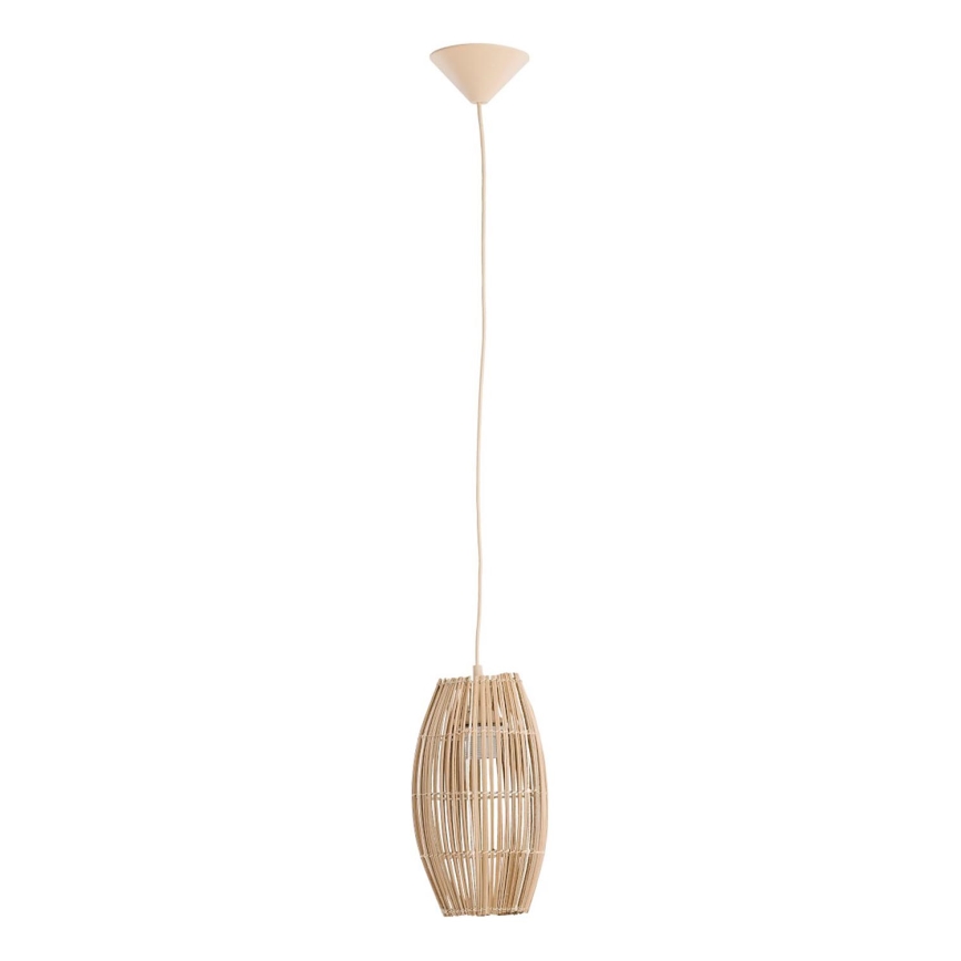 Lampadario a sospensione con filo BURI 1xE27/15W/230V beige
