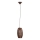 Lampadario a sospensione con filo BURI 1xE27/15W/230V marrone