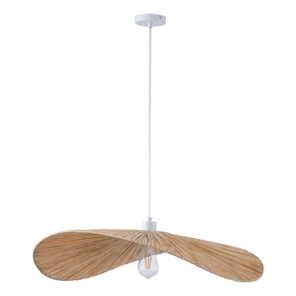 Lampadario a sospensione con filo CALYPSO 1xE27/40W/230V diametro 70 cm bambù