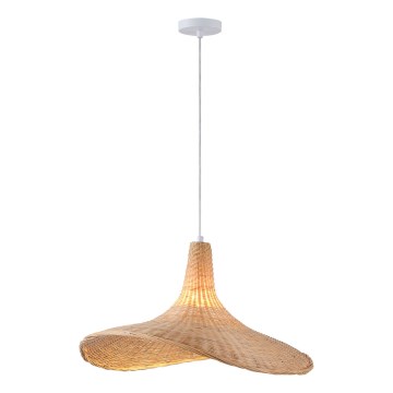 Lampadario a sospensione con filo CALYPSO 1xE27/40W/230V bambù