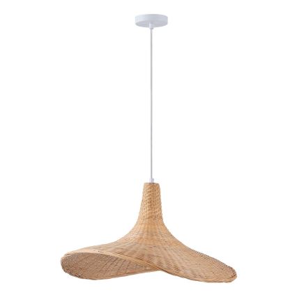 Lampadario a sospensione con filo CALYPSO 1xE27/40W/230V bambù