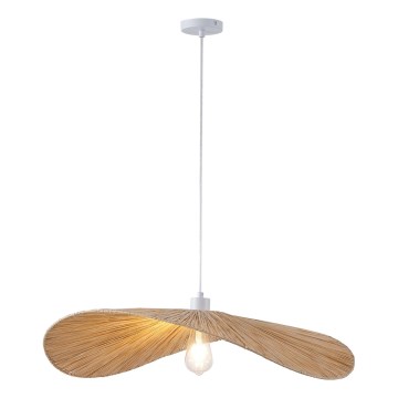 Lampadario a sospensione con filo CALYPSO 1xE27/40W/230V diametro 70 cm bambù