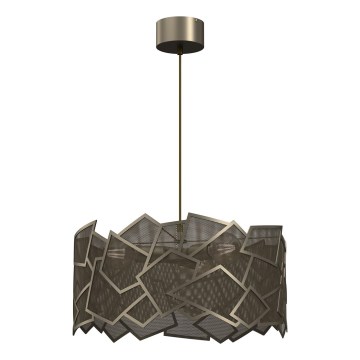 Lampadario a sospensione con filo CAMO 3xE27/15W/230V oro