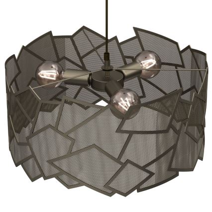 Lampadario a sospensione con filo CAMO 3xE27/15W/230V oro