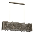 Lampadario a sospensione con filo CAMO 4xE27/15W/230V oro