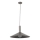 Lampadario a sospensione con filo CAPRI 1xE27/15W/230V diametro 50 cm antracite/grigio
