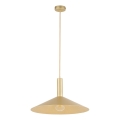 Lampadario a sospensione con filo CAPRI 1xE27/15W/230V diametro 50 cm oro