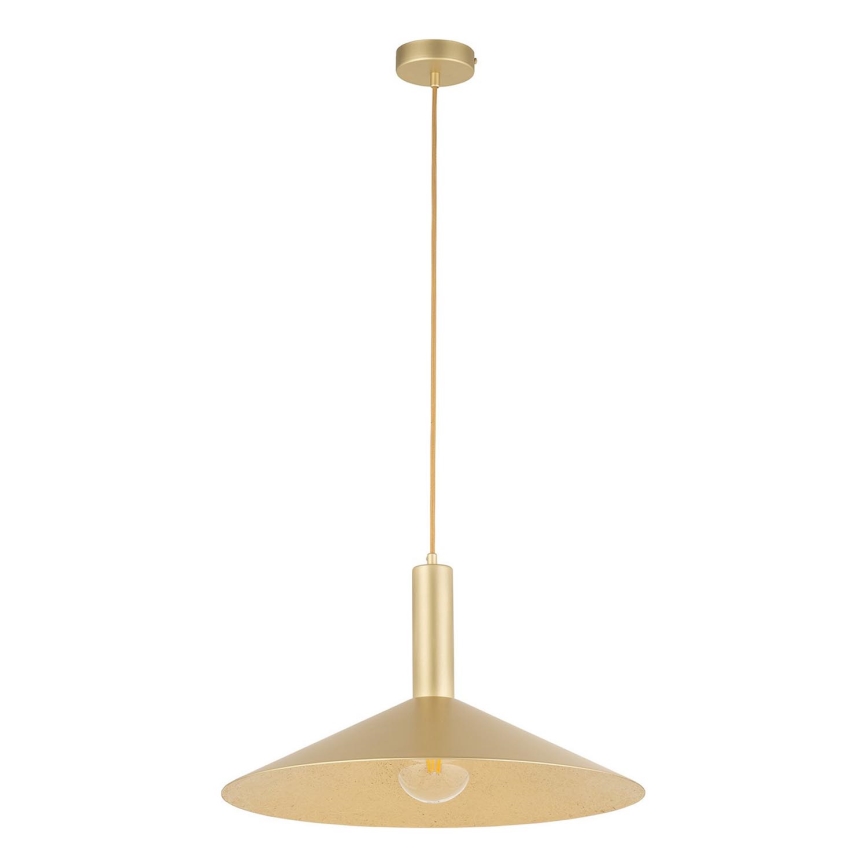 Lampadario a sospensione con filo CAPRI 1xE27/15W/230V diametro 50 cm oro