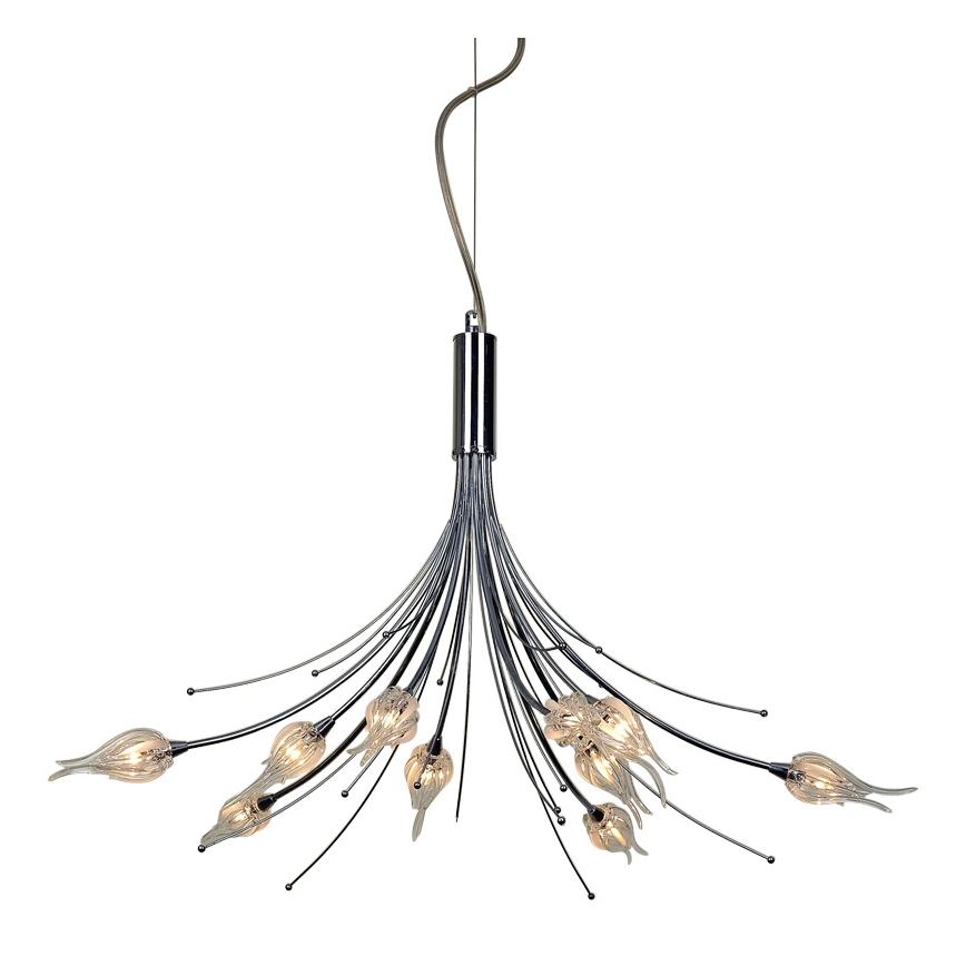 Lampadario a sospensione con filo CARMEN 10xG4/20W/230V
