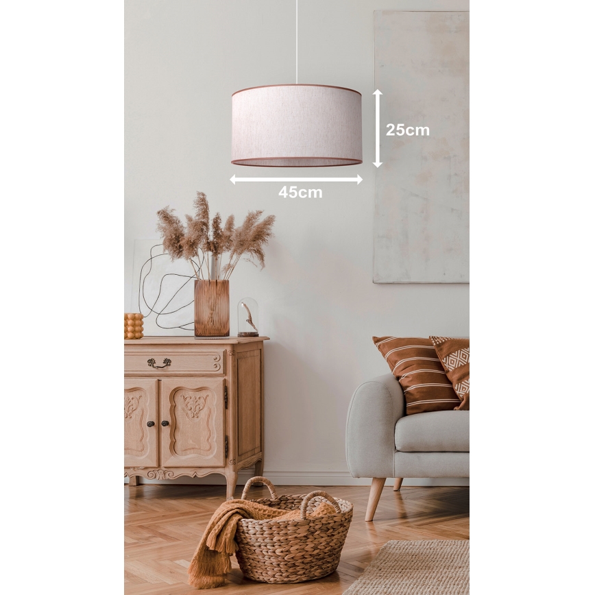 Lampadario a sospensione con filo CARPI 1xE27/60W/230V