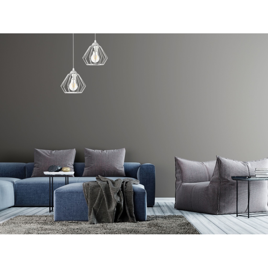 Lampadario a sospensione con filo CEED 2xE27/60W/230V