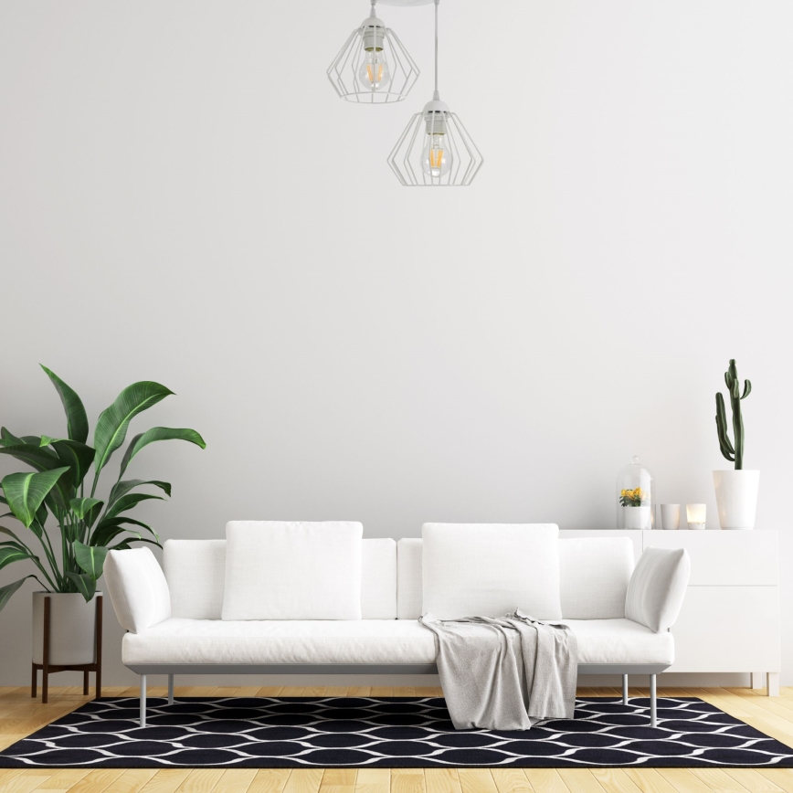 Lampadario a sospensione con filo CEED 2xE27/60W/230V