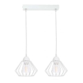 Lampadario a sospensione con filo CEED 2xE27/60W/230V