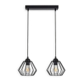 Lampadario a sospensione con filo CEED 2xE27/60W/230V