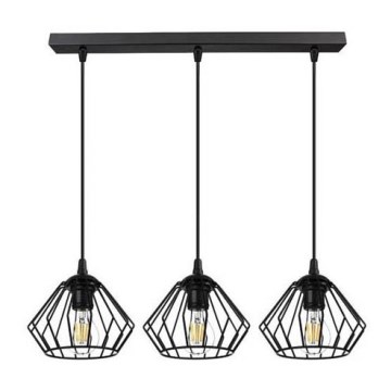 Lampadario a sospensione con filo CEED 3xE27/60W/230V