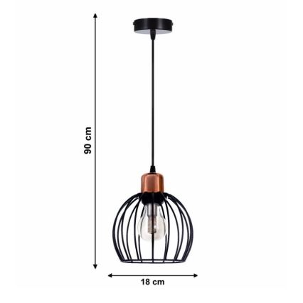 Lampadario a sospensione con filo CELTA 1xE27/40W/230V