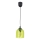 Lampadario a sospensione con filo CHRIS 1xE27/60W/230V verde