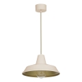 Lampadario a sospensione con filo CLASS 1xE27/15W/230V beige