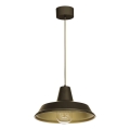 Lampadario a sospensione con filo CLASS 1xE27/15W/230V ottone