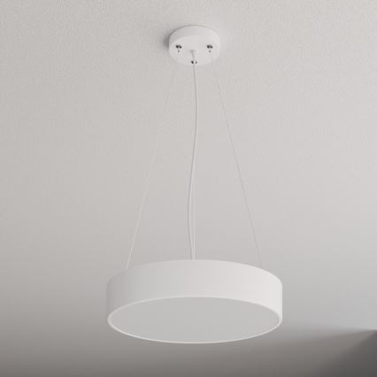 Lampadario a sospensione con filo CLEO 3xE27/24W/230V diametro 40 cm bianco