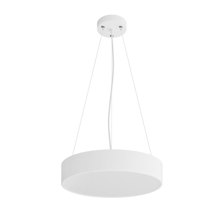 Lampadario a sospensione con filo CLEO 3xE27/24W/230V diametro 40 cm bianco