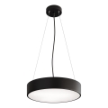 Lampadario a sospensione con filo CLEO 3xE27/24W/230V diametro 40 cm nero