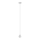 Lampadario a sospensione con filo COLM 1xGU10/30W/230V bianco