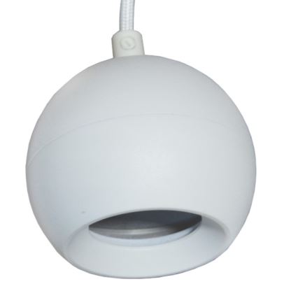 Lampadario a sospensione con filo COLM 3xGU10/30W/230V bianco