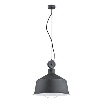 Lampadario a sospensione con filo CORA 1xE27/15W/230V grigio