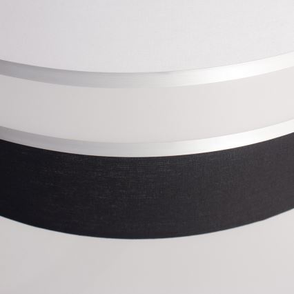 Lampadario a sospensione con filo CORAL 1xE27/60W/230V bianco e nero