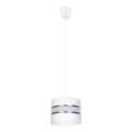 Lampadario a sospensione con filo CORAL S 1xE27/60W/230V bianco