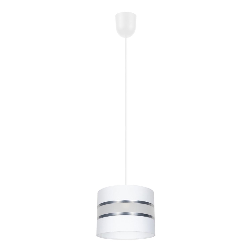Lampadario a sospensione con filo CORAL S 1xE27/60W/230V bianco