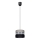 Lampadario a sospensione con filo CORAL S 1xE27/60W/230V nero-grigio