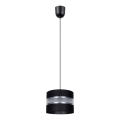 Lampadario a sospensione con filo CORAL S 1xE27/60W/230V nero