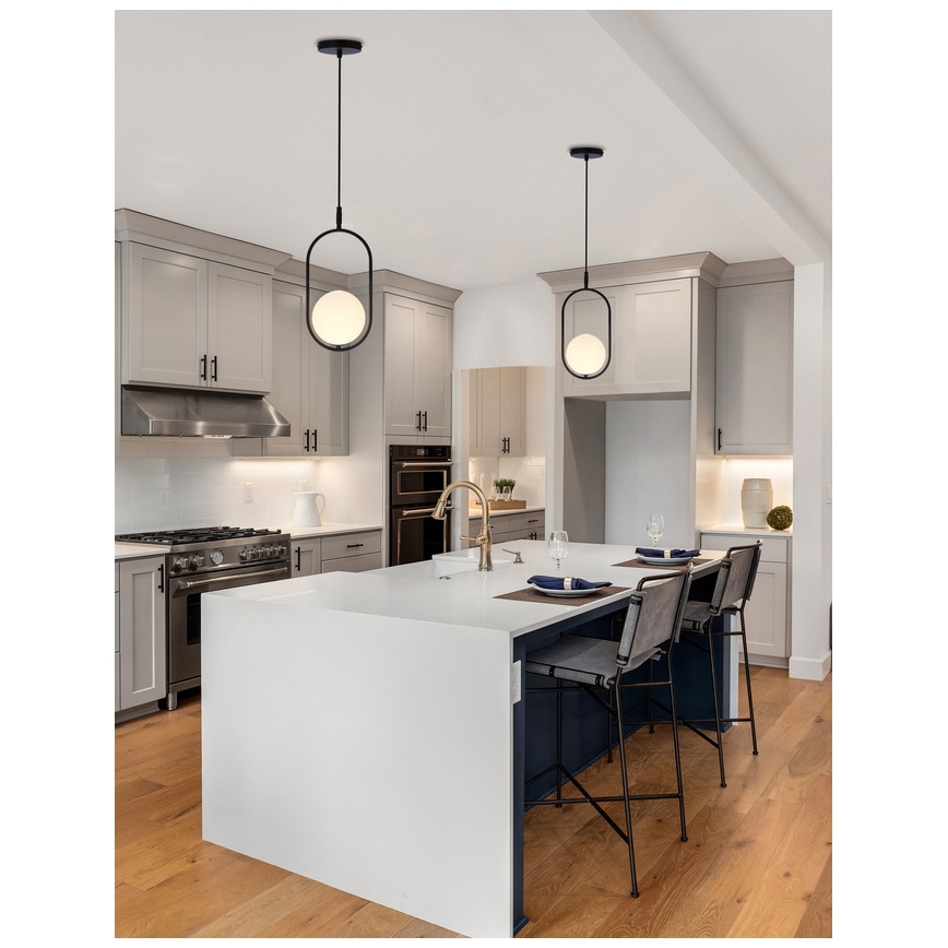 Lampadario a sospensione con filo CORDEL 1xG9/28W/230V nero
