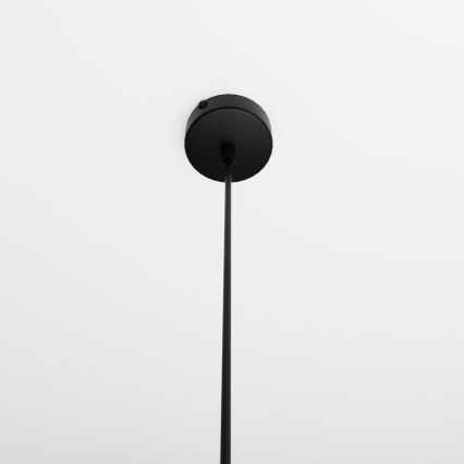 Lampadario a sospensione con filo COSMO 1xE14/10W/230V diametro 14 cm nero/grigio