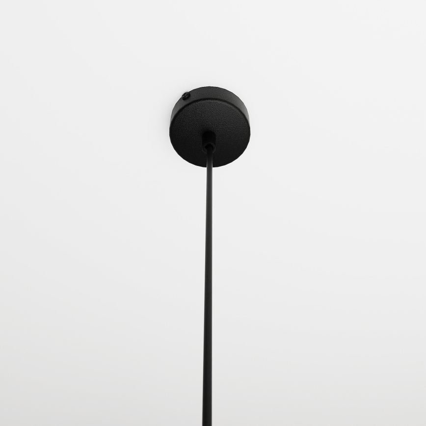 Lampadario a sospensione con filo COSMO 1xE14/10W/230V diametro 14 cm nero/grigio