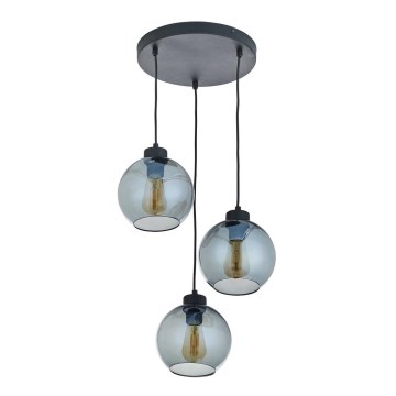 Lampadario a sospensione con filo CUBUS 3xE27/60W/230V