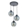 Lampadario a sospensione con filo CUBUS 3xE27/60W/230V