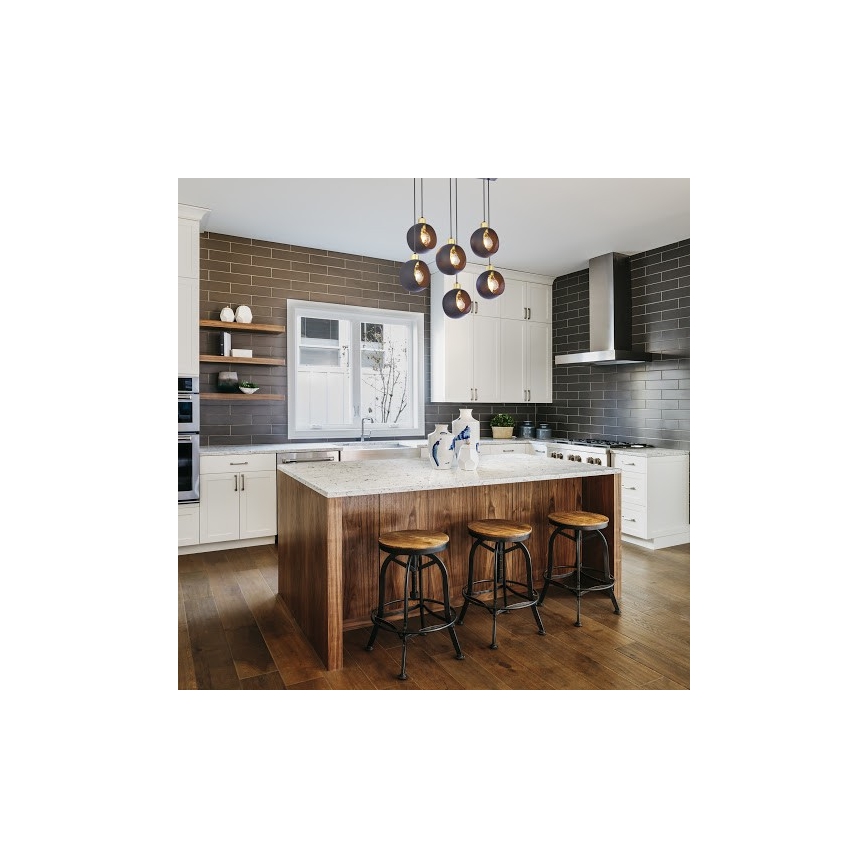Lampadario a sospensione con filo CYKLOP 6xE27/60W/230V