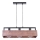Lampadario a sospensione con filo DAKOTA 3xE27/60W/230V legno/nero