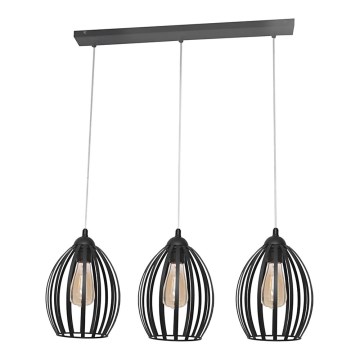 Lampadario a sospensione con filo DALI 3xE27/15W/230V