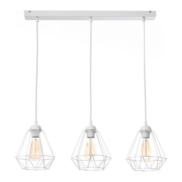 Lampadario a sospensione con filo DIAMENT MINI 3xE27/60W/230V