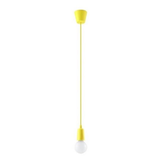 Lampadario a sospensione con filo DIEGO 1xE27/60W/230V giallo