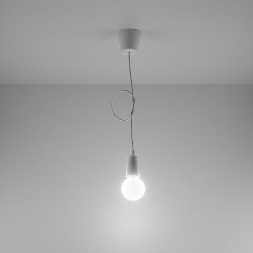 Lampadario a sospensione con filo DIEGO 1xE27/60W/230V